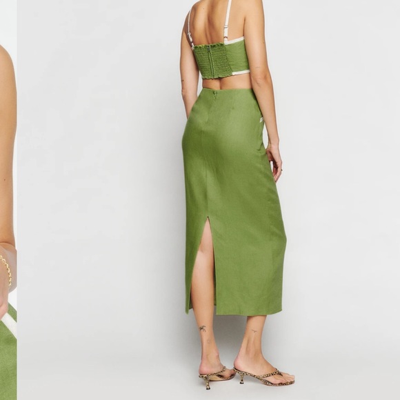 Reformation Elena Linen Two Piece - Picture 3 of 4